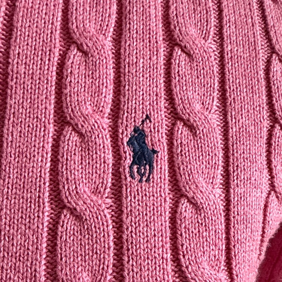 Women's Cable-Knit Cotton Crewneck Sweater - Picture 6 of 8